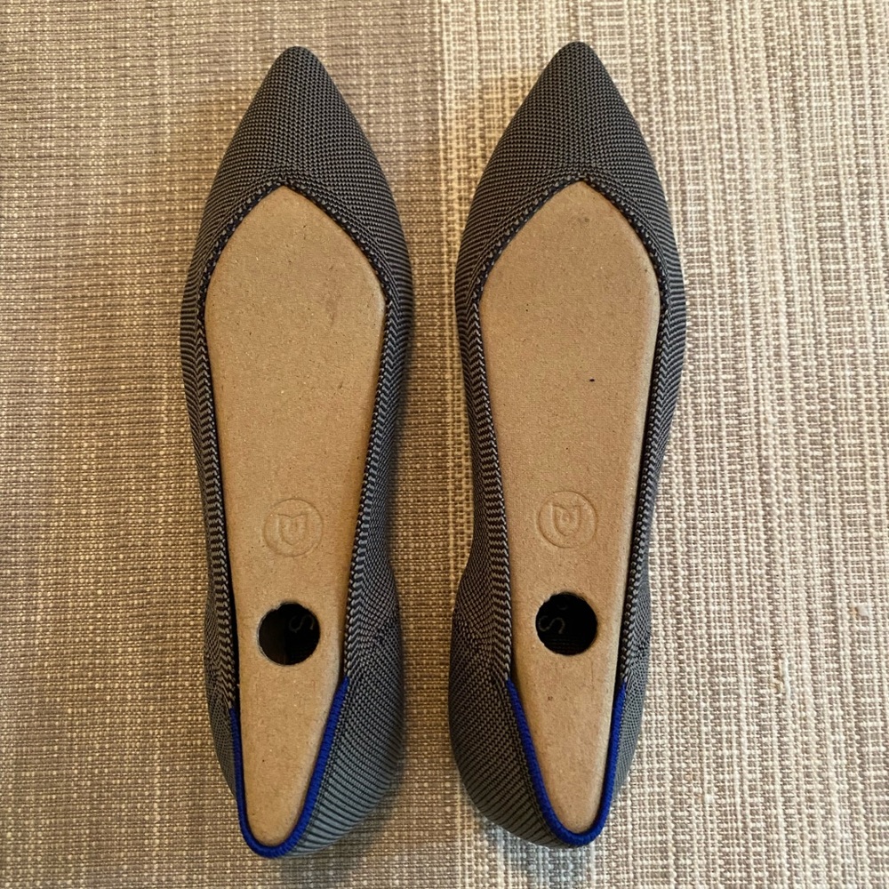 Size 7.5 ROTHY’S!! NEW Condition (in-box). Never worn. Cloud Grey Birdseye.
